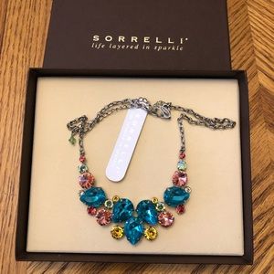 Sorrelli VIVID HORIZONS Nested Pear Crystal Statement Necklace
